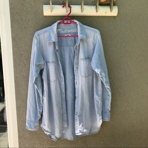 Madewell Denim Jean Light Jacket/Shirt